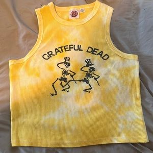 Yellow grateful dead, size SM